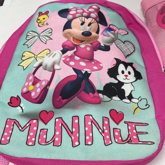 Disney Other Minnie Mouse Backpack 8x Med Pink Knee Pads Poshmark